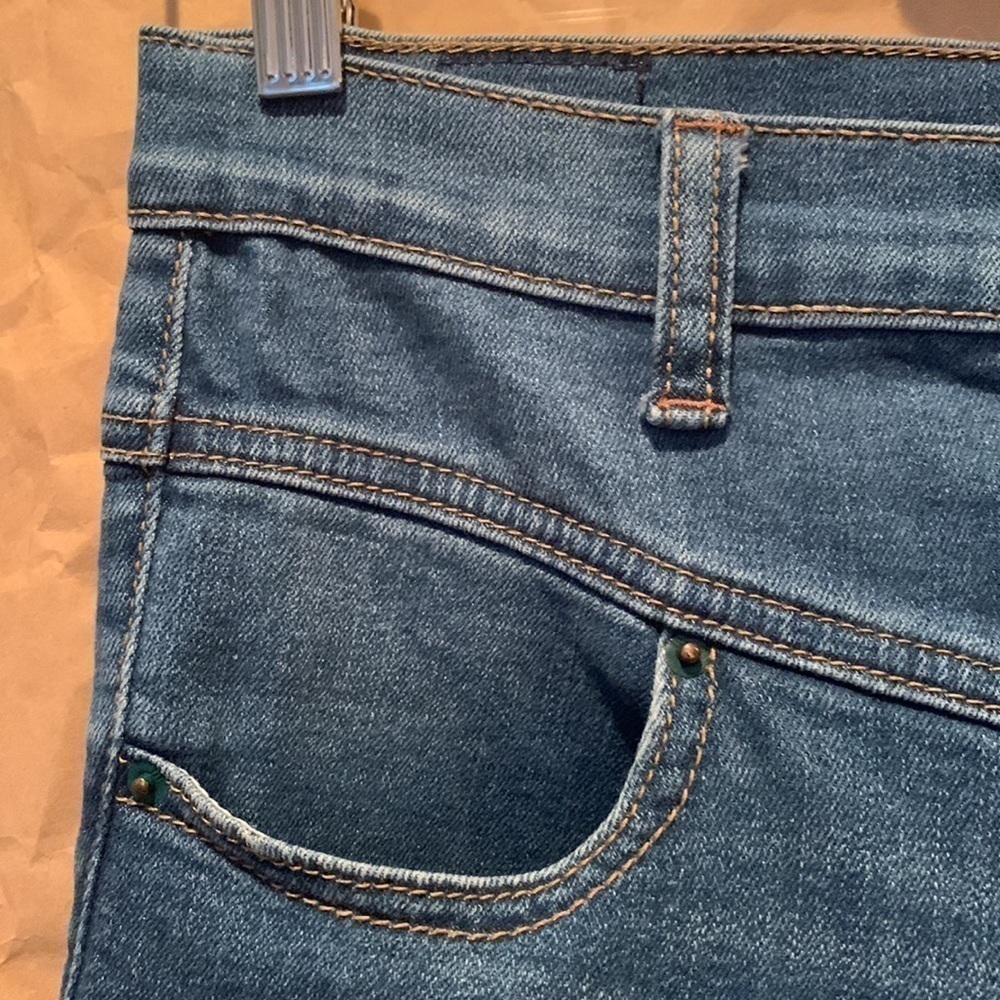 BDG | High Rise Sean Jean Ankle Blue Denim 4 Pocket Zipper Button Fly 28 W 29 L - Picture 6 of 16